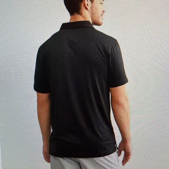 New! BKE Kezar Performance Polo Shirt Black Size Large NWT - Picture 2 of 13